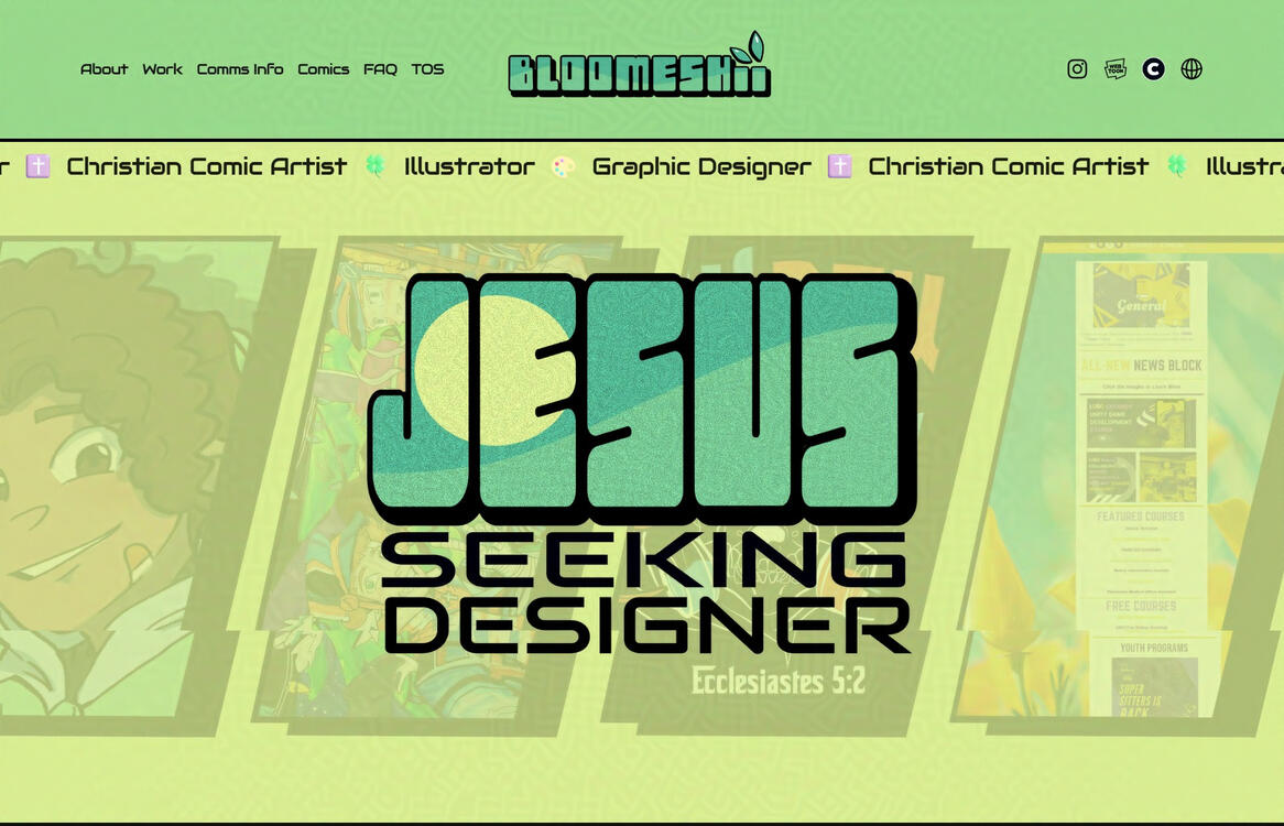 Former Art Site Homepage (Squarespace)