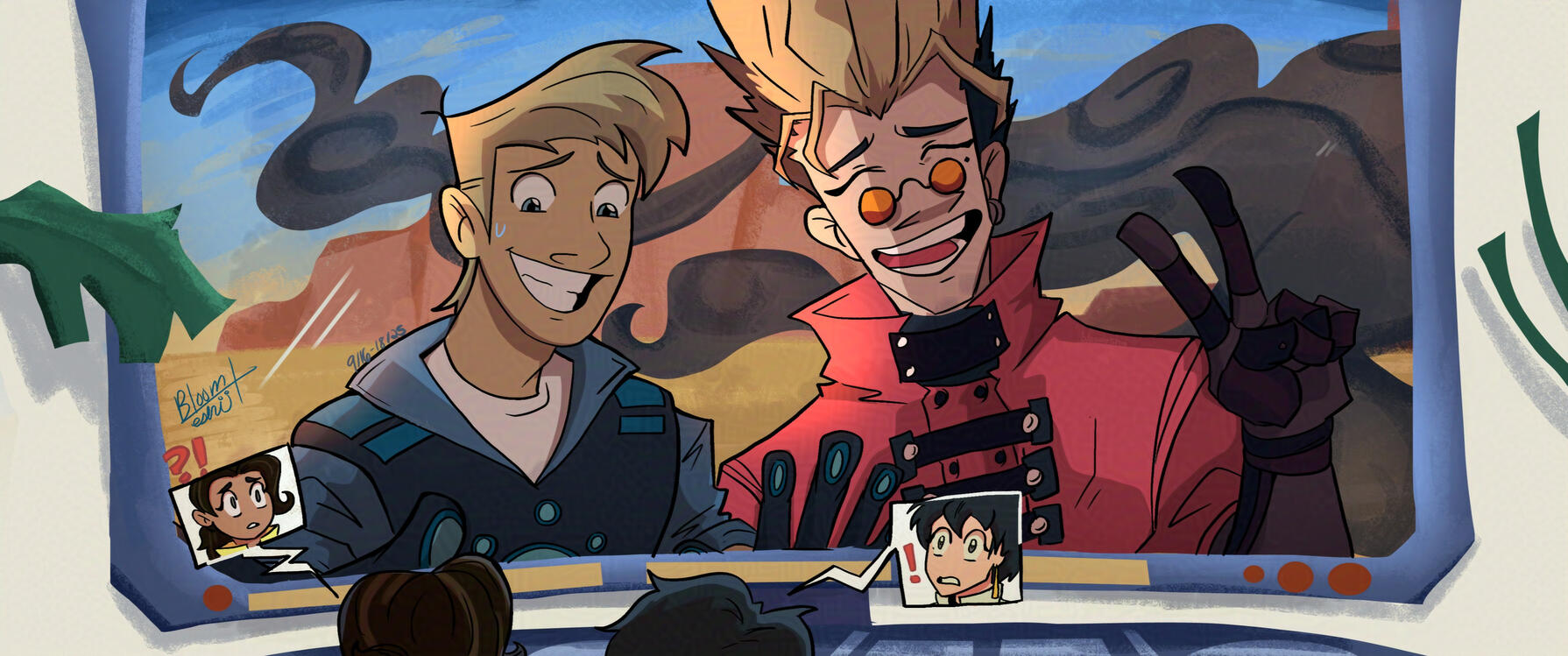 Martin Kratt and Vash the Stampede Crossover Art : ) Martin Kratt and Vash the Stampede Crossover Art : )