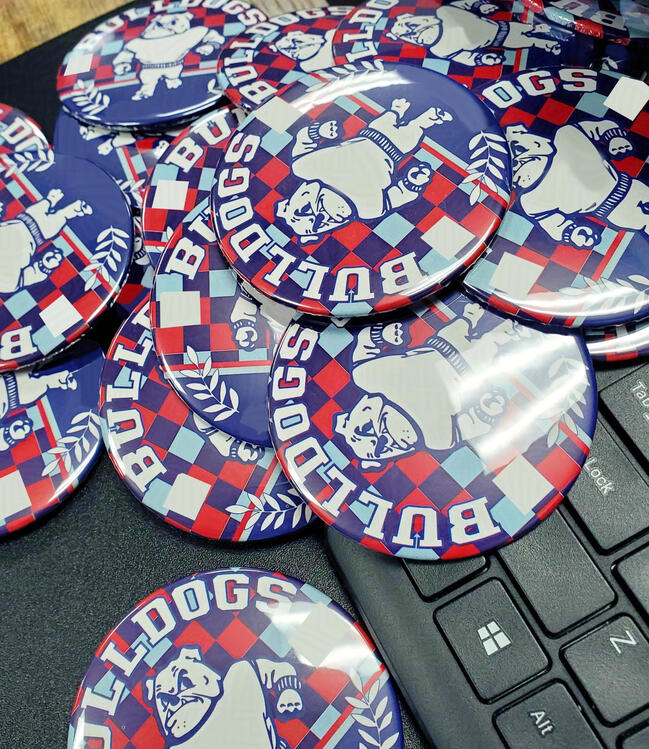 Bulldog Buttons